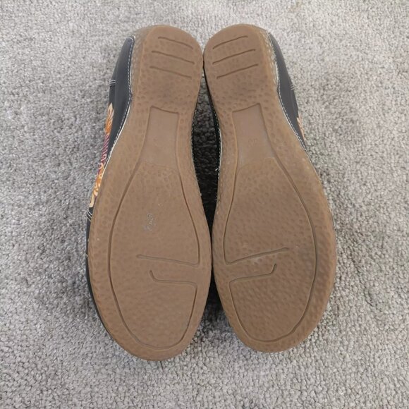 Spring Step Black and Brown Artistic Mules - Picture 4 of 11